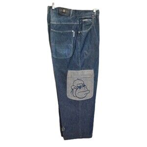 Vintage Kno Betta Y2K 90s Men Jeans Sz 38 Baggy Denim